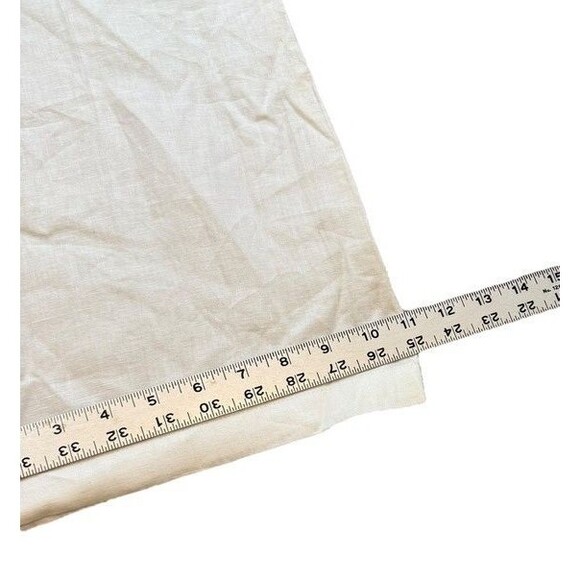 Theory Women's Wide Leg Pants Size Medium- 100% Linen- Elastic Waist- 30.5" Ins - Picture 7 of 8